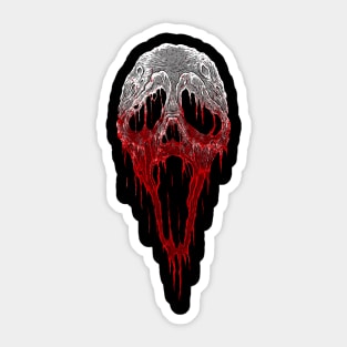 Scary Mask Sticker